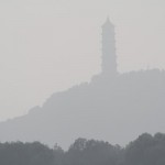 Pagoda in mist